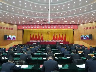中共沙湾市委一届五次全委（扩大）会议召开