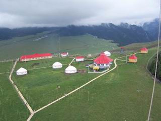 雷达山庄全景