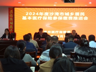 沙湾市召开2024年度全市城乡居民基本医疗保险参保缴费推进会