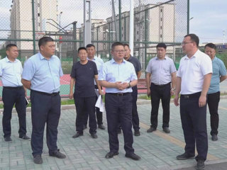 沙湾市委书记曾梁调研督导城市建设和管理工作