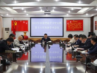 沙湾市委理论学习中心组举行2023年第十六次集体学习