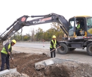 沙博公路镇区段改造提升项目计划10月底完工