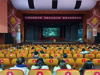 沙湾市开启新春公益展映活动