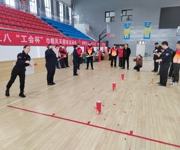 沙湾市举办庆祝“三八”国际妇女节“工会杯”趣味运动会