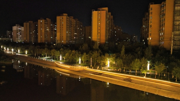 能力提升·奋进争先丨景观河亮化提质升级 点亮沙湾市民夜间幸福生活