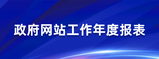 政府网站工作年度报表