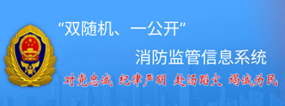 “双随机、一公开”消防监管信息系统